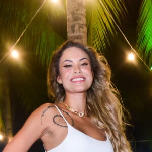 Sarah Andrade esteve na Farofa da Gkay, realizada no resort Marina Park Hotel, em Fortaleza