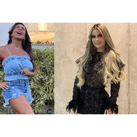 Gretchen e Deolane Bezerra parecidas? A cantora publicou montagem de comparação entre elas que viralizou nos últimos dias