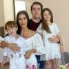Simaria e Vicente Escrig tiveram dois filhos, Giovanna e Pawel