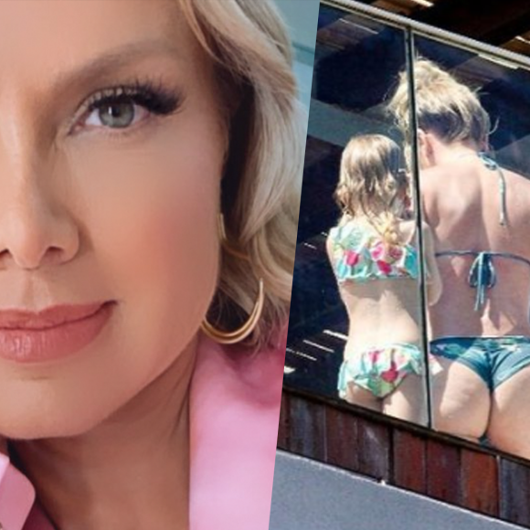 Eliana foi flagrada por um paparazzo enquanto curtia a piscina de um hotel no Rio de Janeiro