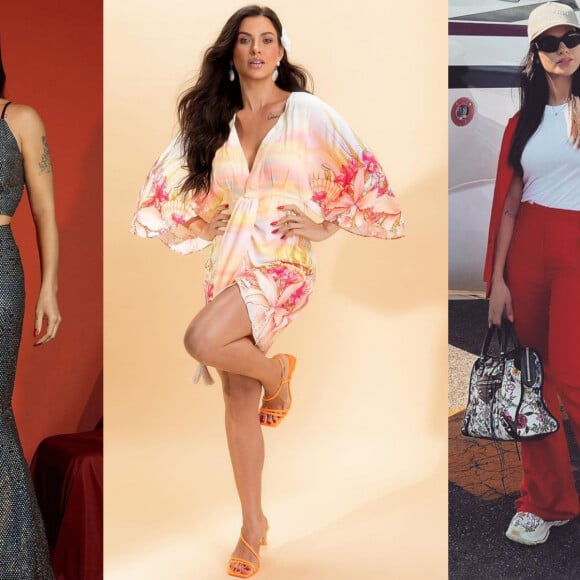 Andressa Suita em looks para festas de fim de ano: a modelo é fã de produções estilosas perfeitas para Natal e Réveillon