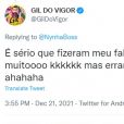 Gil do Vigor se divertiu com o perfil falso em aplicativo de relacionamentos