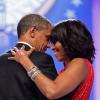 No baile da posse de Obama, Michelle se declara para o marido: 'Amor da minha vida'