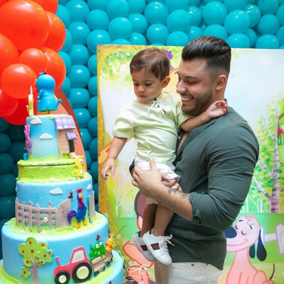 Murilo Huff comemorou 2 anos do filho com festa