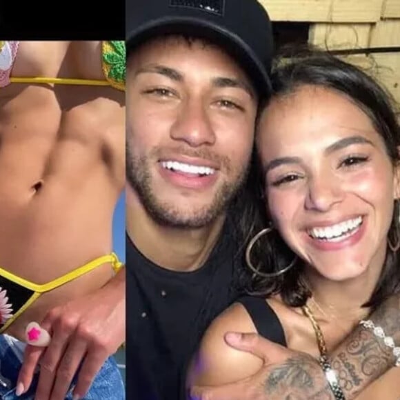 Neymar curtiu as fotos de Bruna Marquezine de biquíni