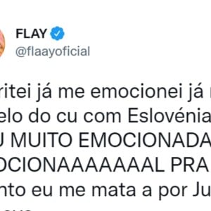 Flayslane não escondeu torcida neste momento inicial do 'BBB 22'