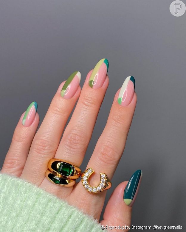 Verde em nail art: a cor tendência também conquista as unhas em 2022