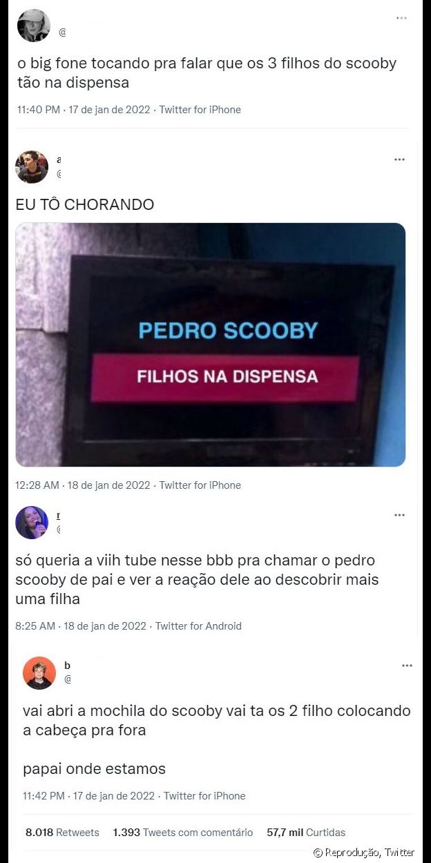 'BBB 22': Pedro Scooby protagoniza memes na web após entrar no programa e citar filhos