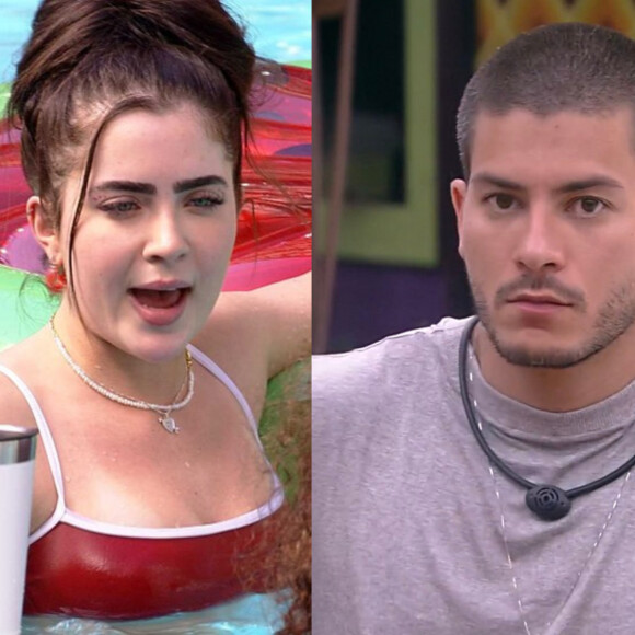 'BBB 22': Jade Picon e Arthur Aguiar avaliam jogo e web pede alinça dos dois com Linn para formar o 'G3 da Covid'