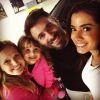 Produtor de Anitta, Raoni Carneiro sempre que possível leva a filha, Luisa, e a mulher, Fernanda Rodrigues, para encontros com a cantora