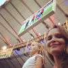 Fernanda Rodrigues fez questão de levar a filha para assistir a alguns jogos da Copa do Mundo nos estádios