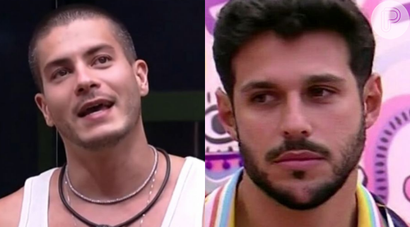 Rodrigo e Arthur Aguiar já vinham se estranhando durante toda a semana antes do Jogo da Discórdia no 'BBB 22'