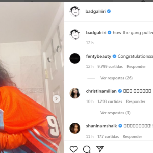 Rihanna grávida! Cantora exibe barrigão em foto no Instagram