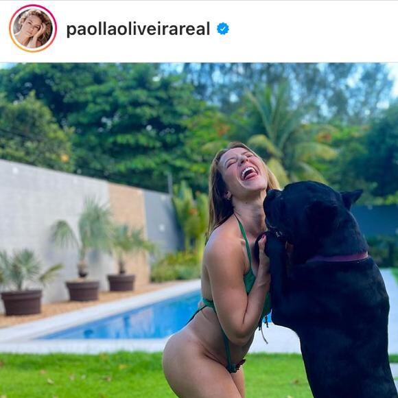 Paolla Oliveira exibe coxas grossas em foto