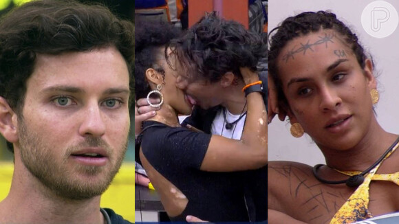 'BBB 22': beijo entre Eliezer e Natália virou assunto na casa inteira e gerou preocupação entre os brothers