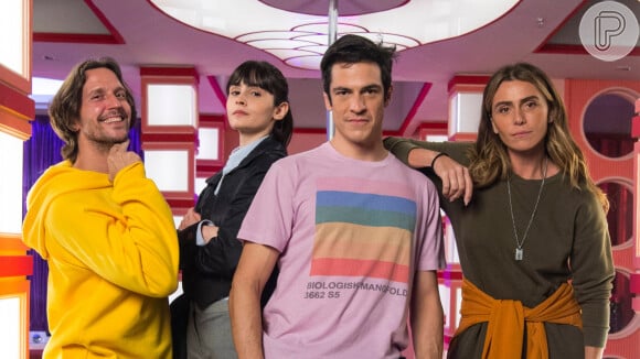 Flávia (Valentina Herszage), Paula (Giovanna Antonelli), Neném (Vladimir Brichta) e Guilherme (Mateus Solano) trocam de corpos na novela 'Quanto Mais Vida, Melhor!' no capítulo de sábado 26 de fevereiro de 2022