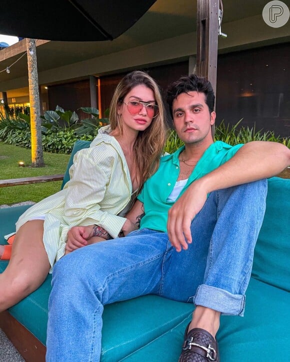 Desde que assumiram o romance, Luan Santana e Izabela Cunha compartilham diversos registros juntos nas redes sociais