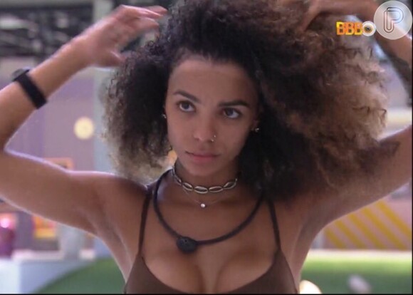 No 'BBB 22', Brunna Gonçalves impressionou os internautas ao exibir cabelo natural