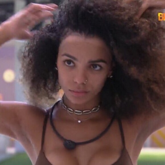 No 'BBB 22', Brunna Gonçalves impressionou os internautas ao exibir cabelo natural