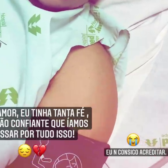 Viúvo de Paulinha Abelha em vídeo da cantora no hospital: 'Eu não consigo acreditar'
