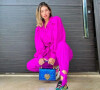 Virgínia Fonseca alia look all pink com bolsa azul petróleo e tênis esportivo e divide opiniões na web