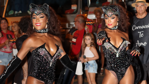 Erika Januza recria fantasia de Carnaval icônica de Luma de Oliveira e ex-musa reage. Confira!