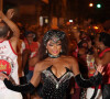 Erika Januza participou de um ensaio de rua no Rio de Janeiro para o Carnaval 2022