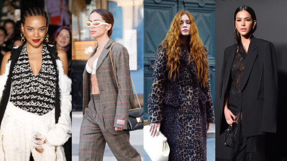 Semana de Moda de Paris: as tendências de moda favoritas das brasileiras e + de 30 fotos de looks