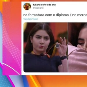 'BBB 22': Jade Picon assistiu seus memes e teve resumo do quadro geral de sua participação no programa feito pelo irmão, Leo Picon