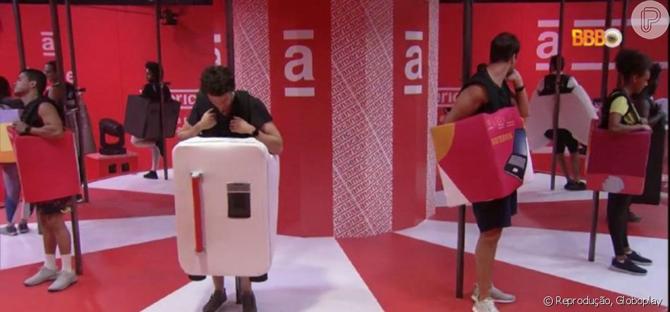 Resistência no BBB 22: os que já tiverem desistido da Prova do Líder sortearão os produtos das fantasias dos que restaram, eliminando-os até que sobre só um