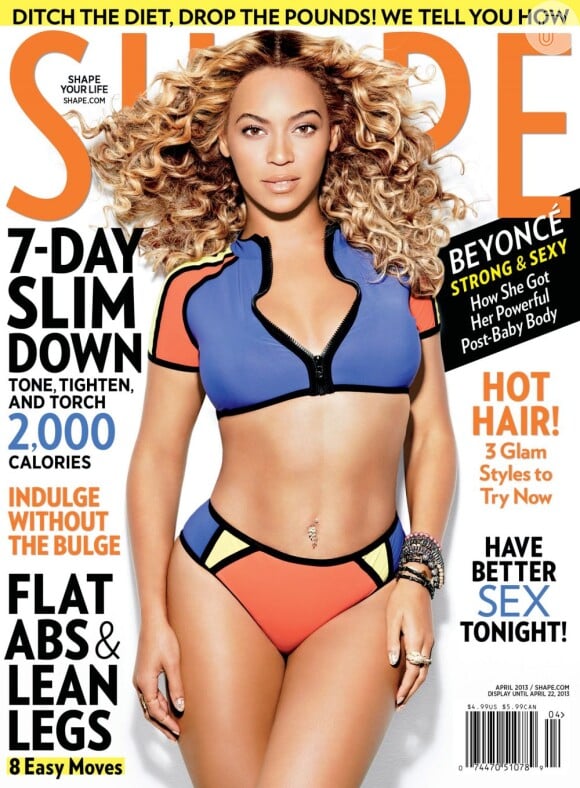 Beyoncé é capa da revista americana 'Shape' que chega às bancas em abril