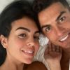 Georgina Rodríguez e Cristiano Ronaldo anunciaram a gravidez em outubro