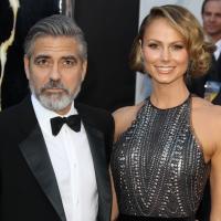 George Clooney e Stacy Keibler jantam juntos e provam que ainda estão namorando