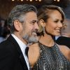 O casal George Clooney e Stacy Keibler foi visto jantando em Berlim, na Alemanha, em 16 de março de 2013