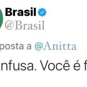 No entanto, as declarações de Anitta sobre o Brasil não foram recebidas pelos conterrâneos