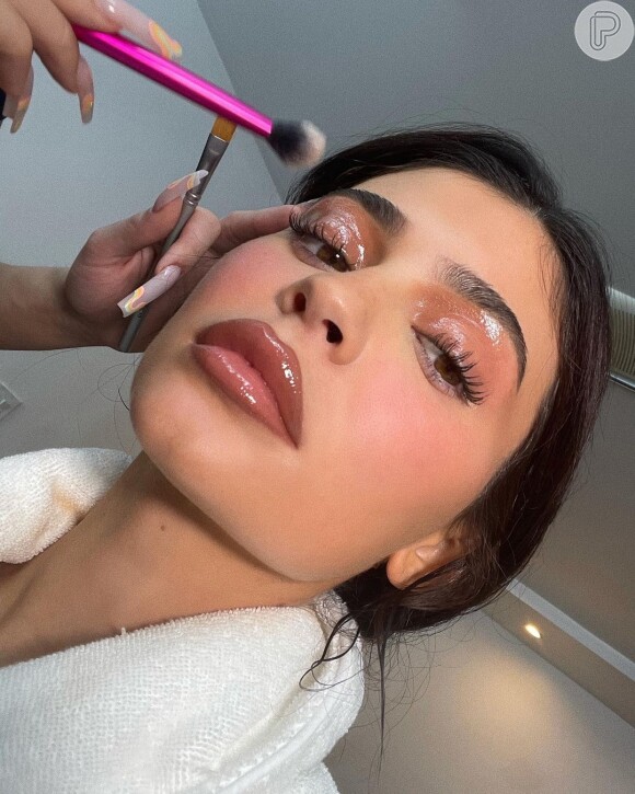 Os lábios são uma das partes favoritas de Kylie Jenner na hora de se maquiar