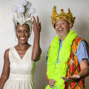 Maju Coutinho valoriza sintonia com Alex Escobar: 'Entre uma risada e outra, vamos absorvendo o máximo que a gente pode em cada tarde que temos passado visitando barracões na Cidade do Samba'