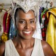 Maju Coutinho quer usar looks com brilho durante a transmissão do Carnaval carioca