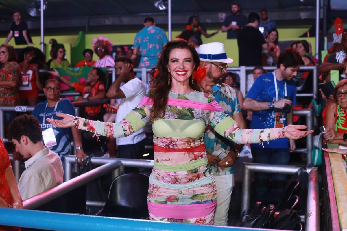 Foto: Luma de Oliveira, um ícone do Carnaval carioca, exibiu um vestido  justinho com mix de estampas e transparência para assistir aos desfiles na  Sapucaí - Purepeople