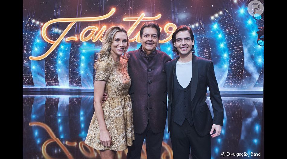 João Guilherme, filho de Faustão, divide o comando de programa de TV com o pai