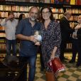 Lilia Cabral esteve no lançamento da biografia de Domingos Montagner – 'O Espetáculo Não Para', escrita por Oswaldo Carvalho