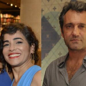 Camila Pitanga e viúva de Domingos Montagner se encontraram em lançamento de biografia