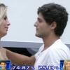 Fernanda se despede de André, o décimo segundo eliminado do 'Big Brother Brasil 13'