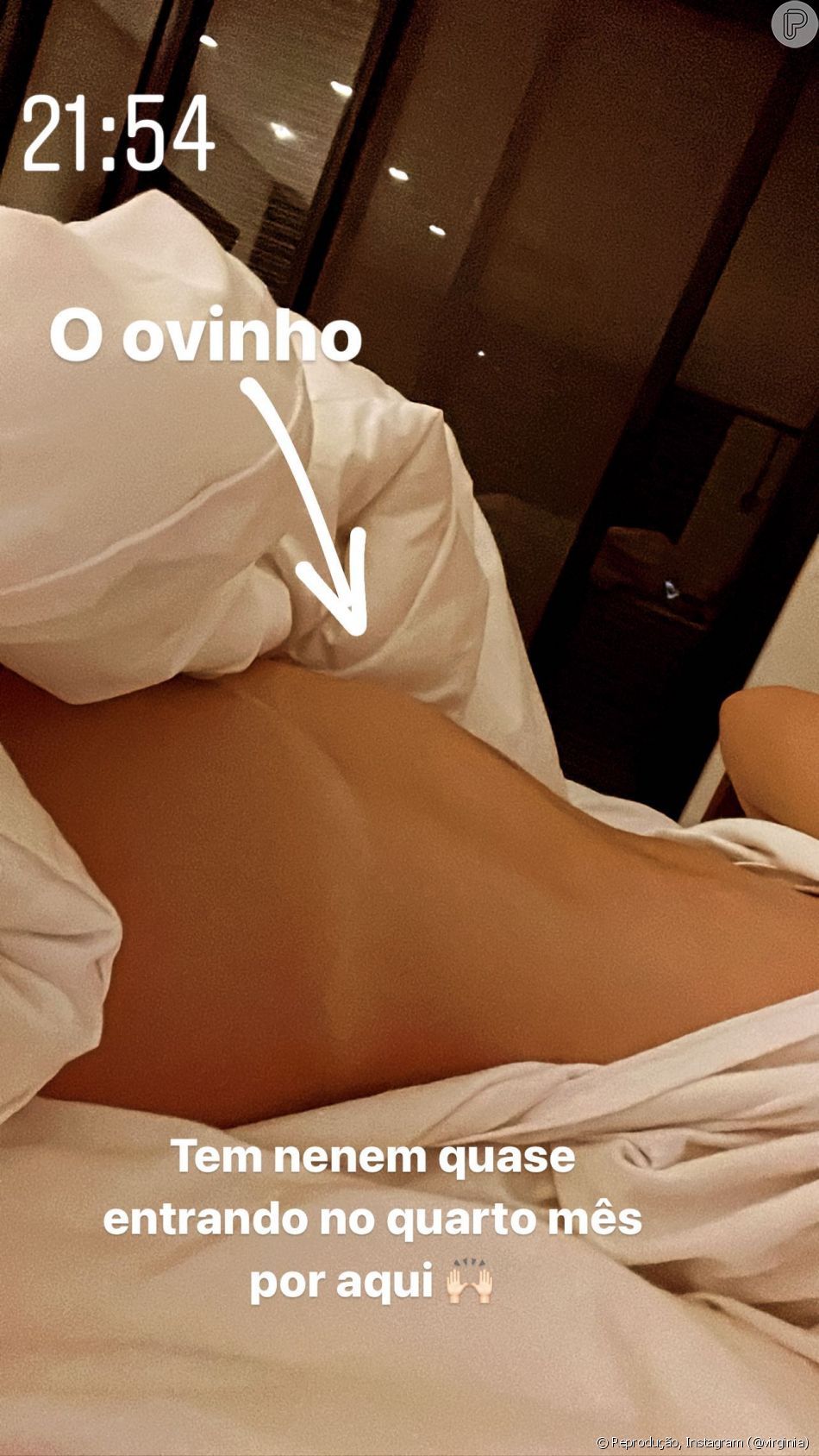 Virgínia Fonseca exibe barriga de 4 meses de gravidez: 'Ovinho'