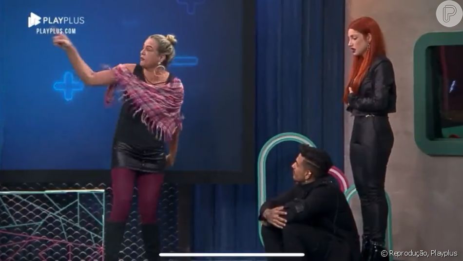'Power Couple 2022': Brenda Paixão se mantém em silêncio enquanto escuta acusações de Andreia