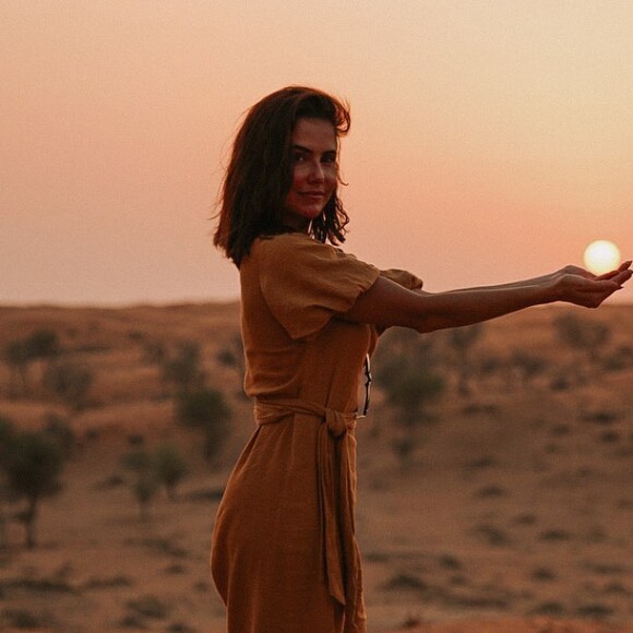 Deborah Secco deu uma entrevista a Leo Dias