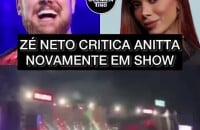 Zé Neto alfinetou Anitta durante show em novo capítulo da polêmica