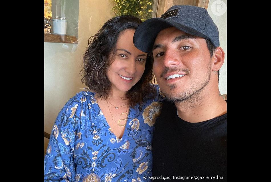 Mãe de Gabriel Medina, Simone Medina disse que não havia amor entre o filho e Yasmin Brunet, agora ex-mulher dele