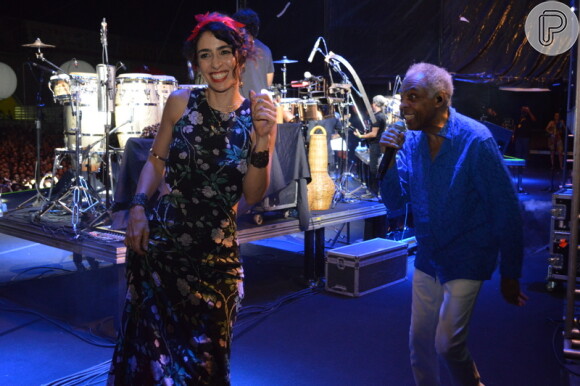 Gilberto Gil canta com Marisa Monte