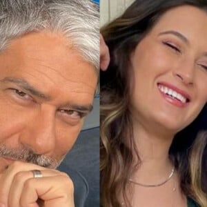 Bia Bonemer mostrou a reação inesperada de William Bonner após a filha pegar um buquê de casamento